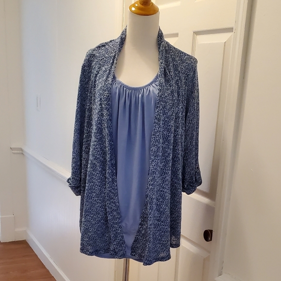 Sweaters | Cardigan With Attached Tank 